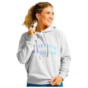 Spiritual Gangster Peloton Together We Go Far Hoodie Top Women's Small NWT